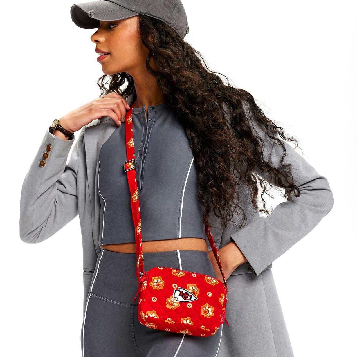 Kansas City Chiefs NFL RFID Small Stadium Crossbody Bag | Vera Bradley