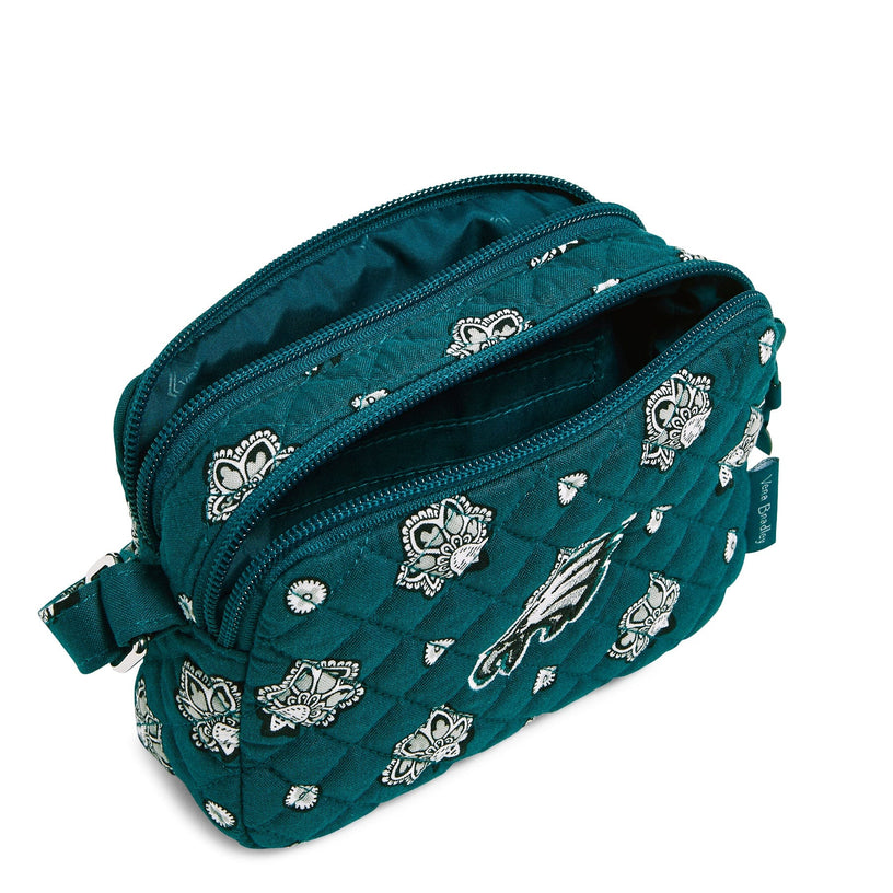 NFL RFID Small Stadium Crossbody Bag-Philadelphia Eagles Bandana-Image 3-Vera Bradley