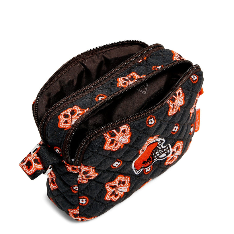 NFL RFID Small Stadium Crossbody Bag-Cleveland Browns Bandana-Image 3-Vera Bradley