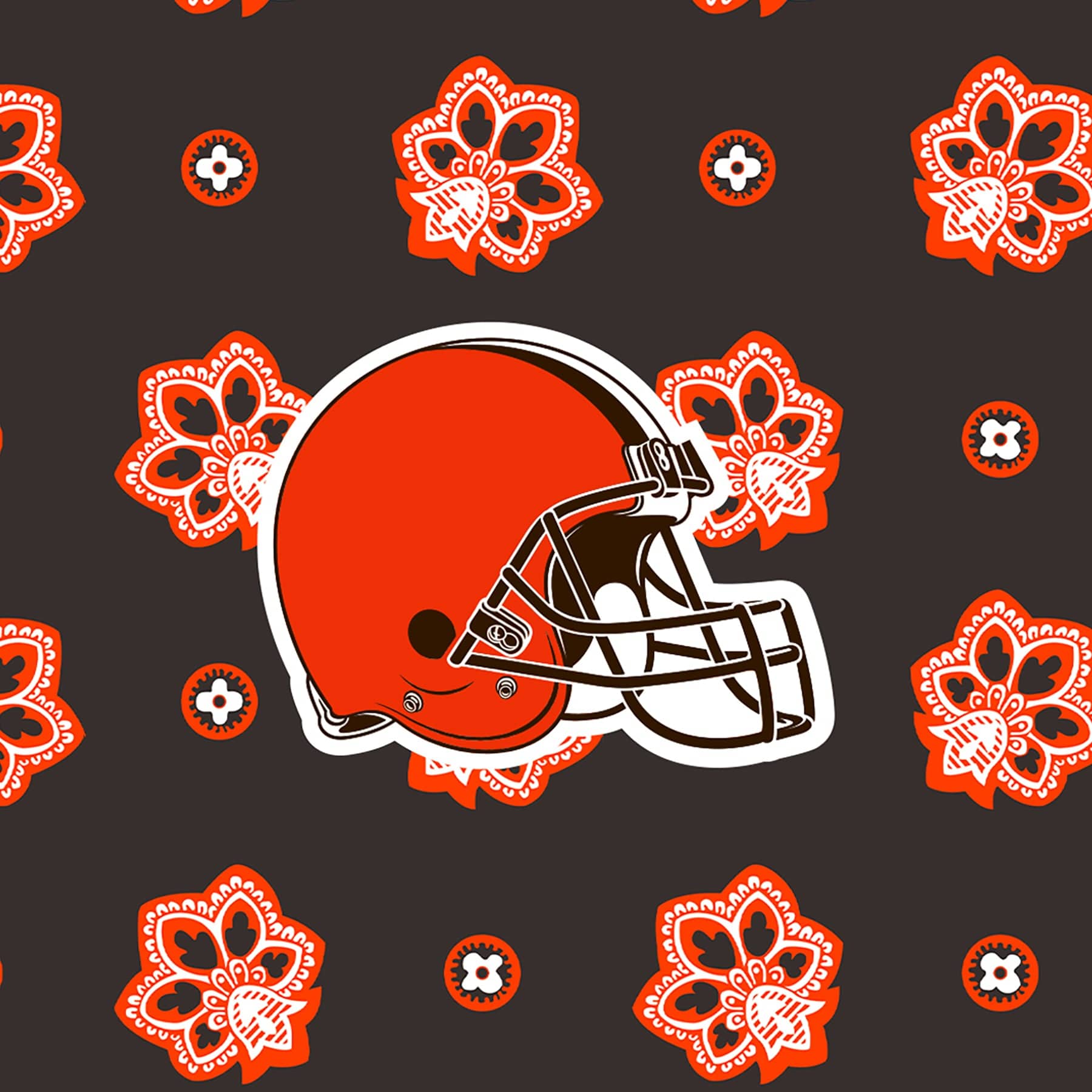 NFL RFID Small Stadium Crossbody Bag-Cleveland Browns Bandana-Image 4-Vera Bradley
