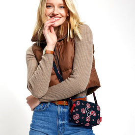 NFL RFID Small Stadium Crossbody Bag-Houston Texans Bandana-Image 1-Vera Bradley