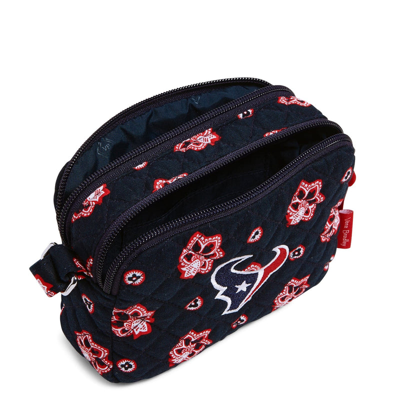 NFL RFID Small Stadium Crossbody Bag-Houston Texans Bandana-Image 3-Vera Bradley