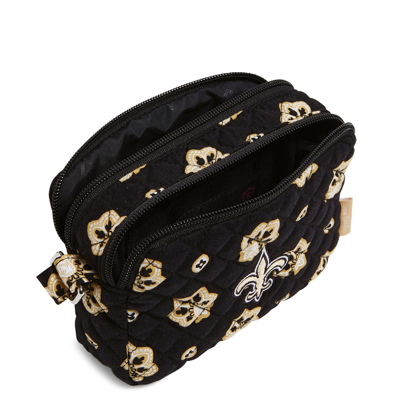 NFL RFID Small Stadium Crossbody Bag-New Orleans Saints Bandana-Image 3-Vera Bradley
