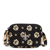 NFL RFID Small Stadium Crossbody Bag - New Orleans Saints Bandana - Swatch Image