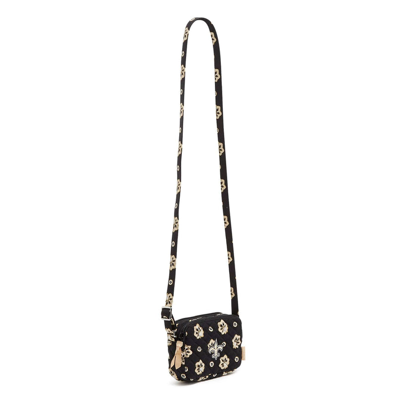 NFL RFID Small Stadium Crossbody Bag-New Orleans Saints Bandana-Image 3-Vera Bradley