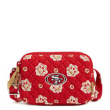 NFL RFID Small Stadium Crossbody Bag - San Francisco 49ers Bandana - Swatch Image