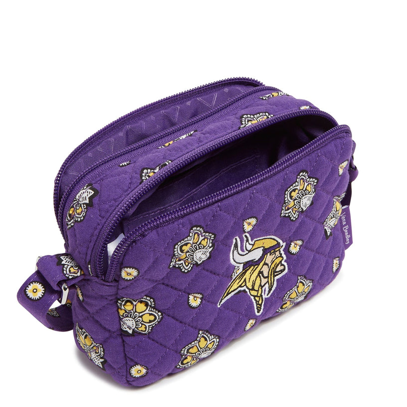 NFL RFID Small Stadium Crossbody Bag-Minnesota Vikings Bandana-Image 2-Vera Bradley