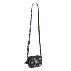NFL RFID Small Stadium Crossbody Bag-Las Vegas Raiders Bandana-Image 1-Vera Bradley