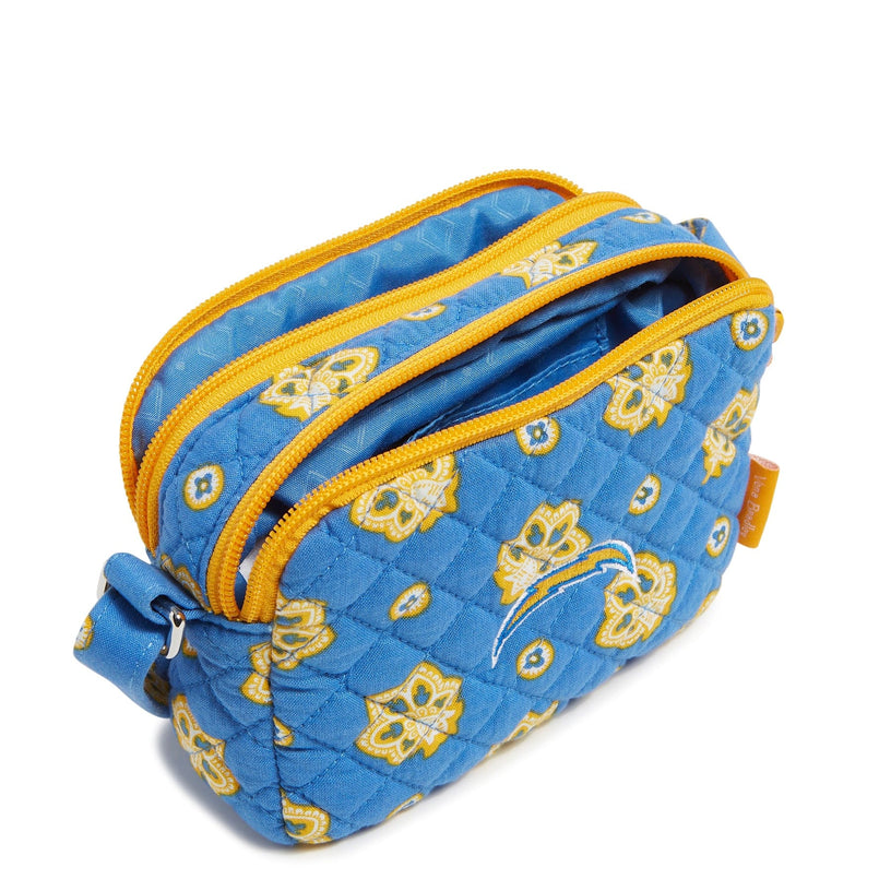 NFL RFID Small Stadium Crossbody Bag-Los Angeles Chargers Bandana-Image 2-Vera Bradley