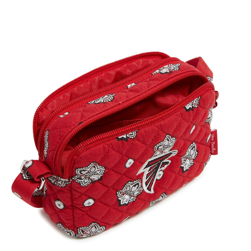 NFL RFID Small Stadium Crossbody Bag-Atlanta Falcons Bandana-Image 2-Vera Bradley