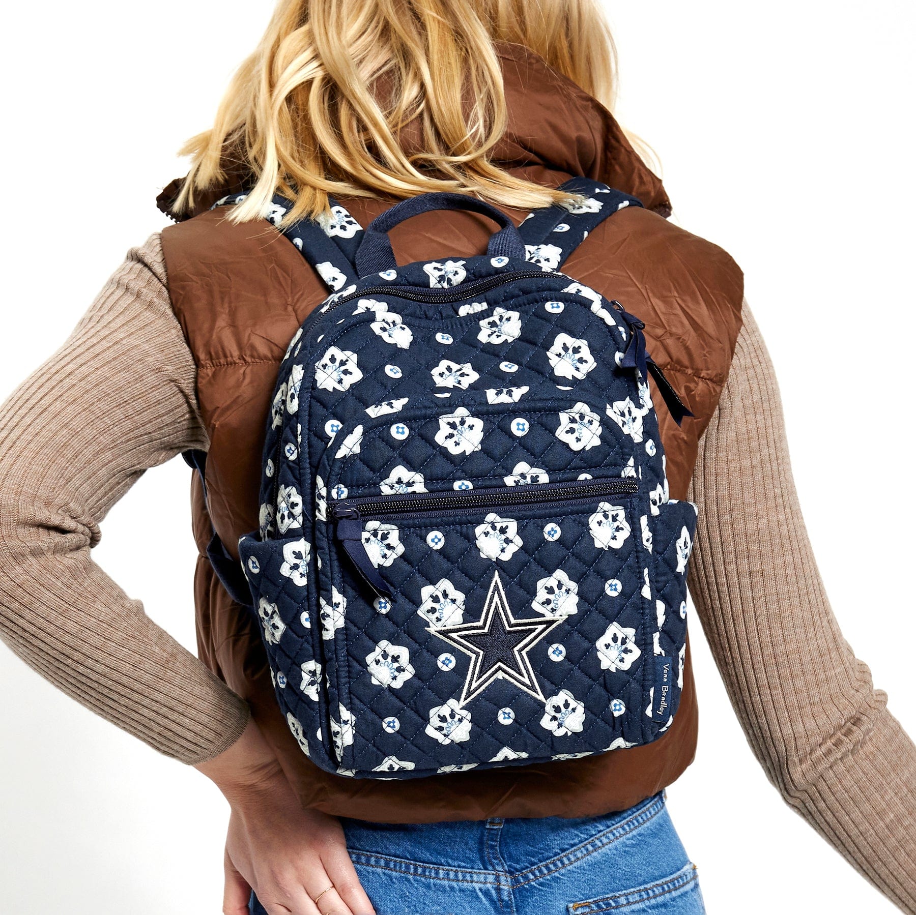 Vera Bradley NFL Small Backpack Women Dallas Cowboys