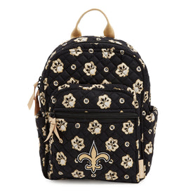 NFL Small Backpack-New Orleans Saints Bandana-Image 1-Vera Bradley
