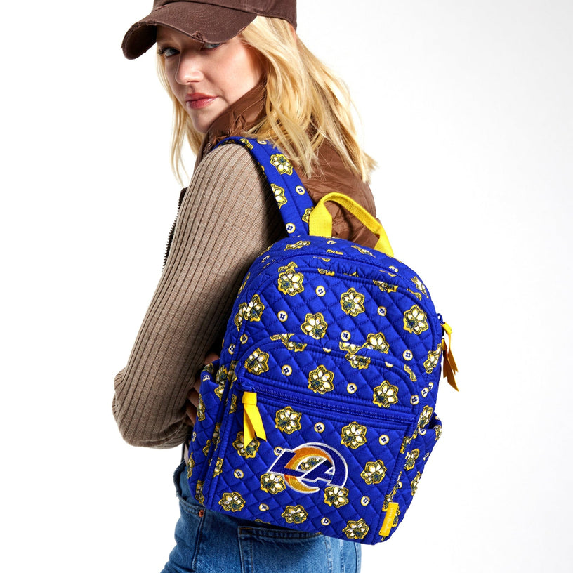 NFL Small Backpack-Los Angeles Rams Bandana-Image 1-Vera Bradley