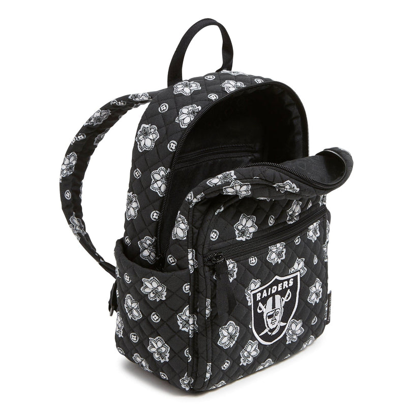 NFL Small Backpack-Las Vegas Raiders Bandana-Image 3-Vera Bradley