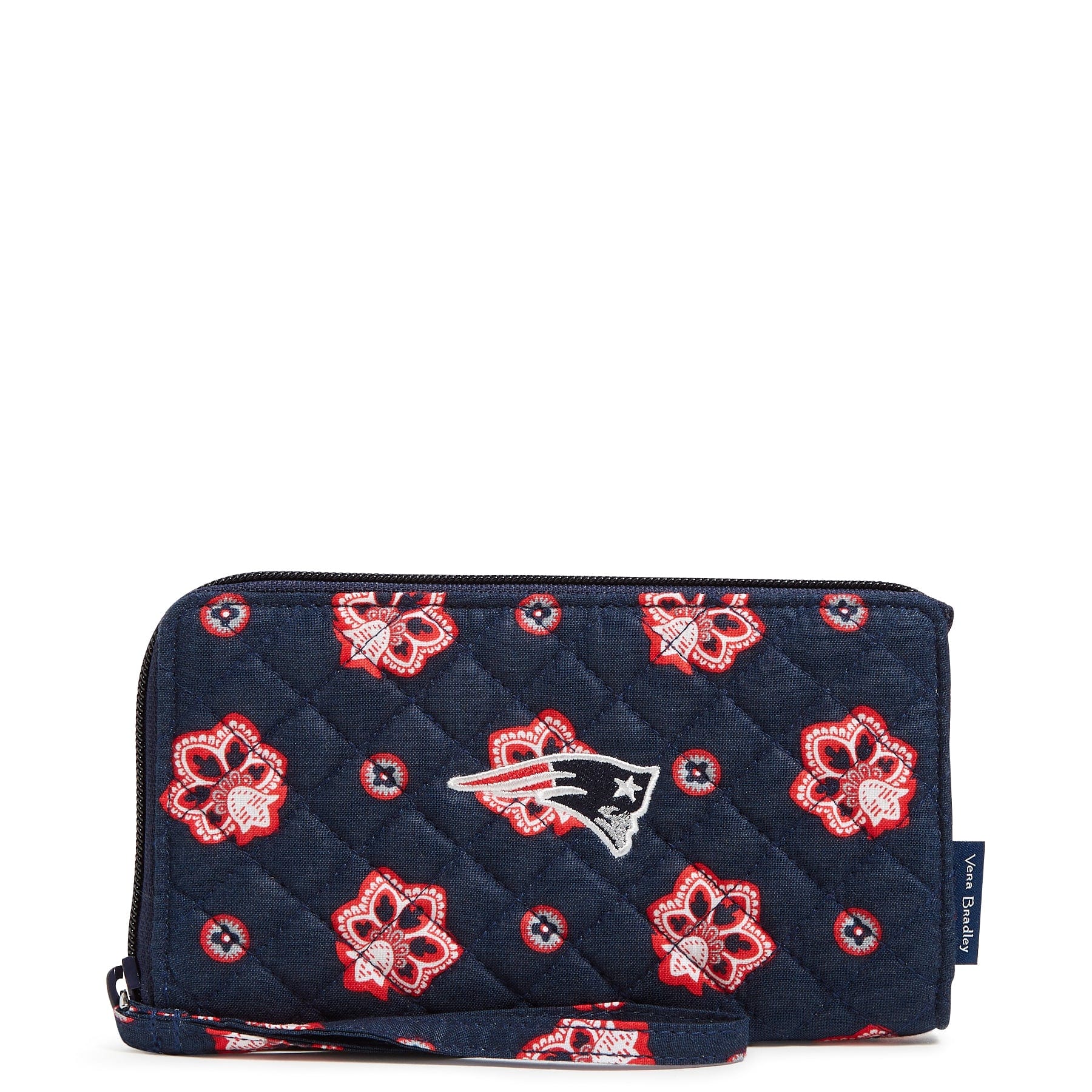New England Patriots NFL RFID Front Zip Wristlet | Vera Bradley