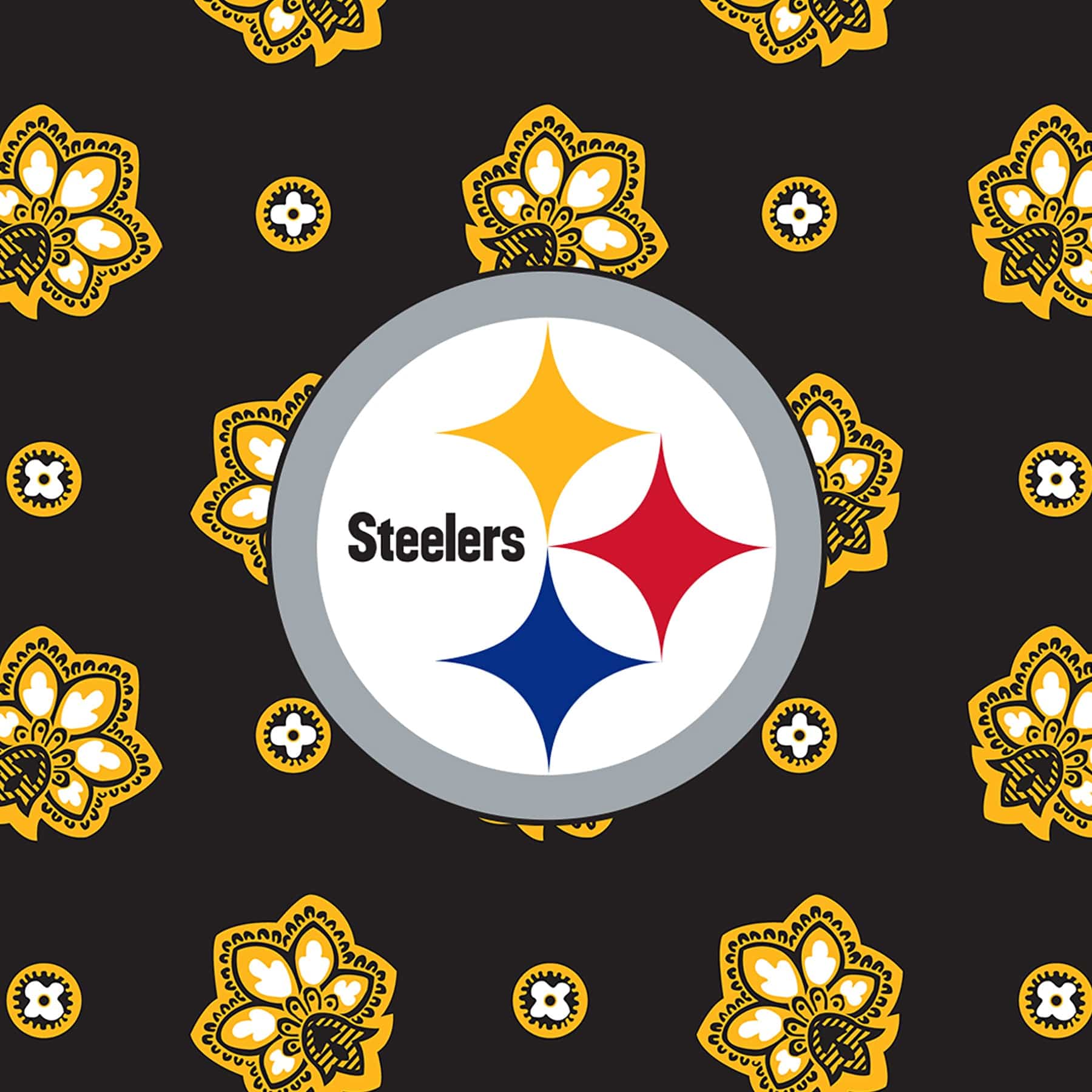 NFL RFID Front Zip Wristlet-Pittsburgh Steelers Bandana-Image 4-Vera Bradley