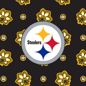 NFL RFID Front Zip Wristlet-Pittsburgh Steelers Bandana-Image 4-Vera Bradley