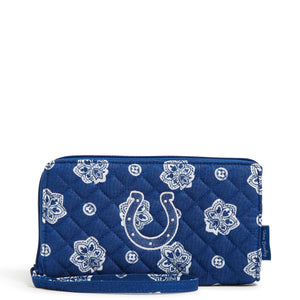 NFL RFID Front Zip Wristlet - Indianapolis Colts Bandana - Swatch Image