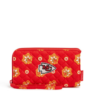 NFL RFID Front Zip Wristlet - Kansas City Chiefs Bandana - Swatch Image