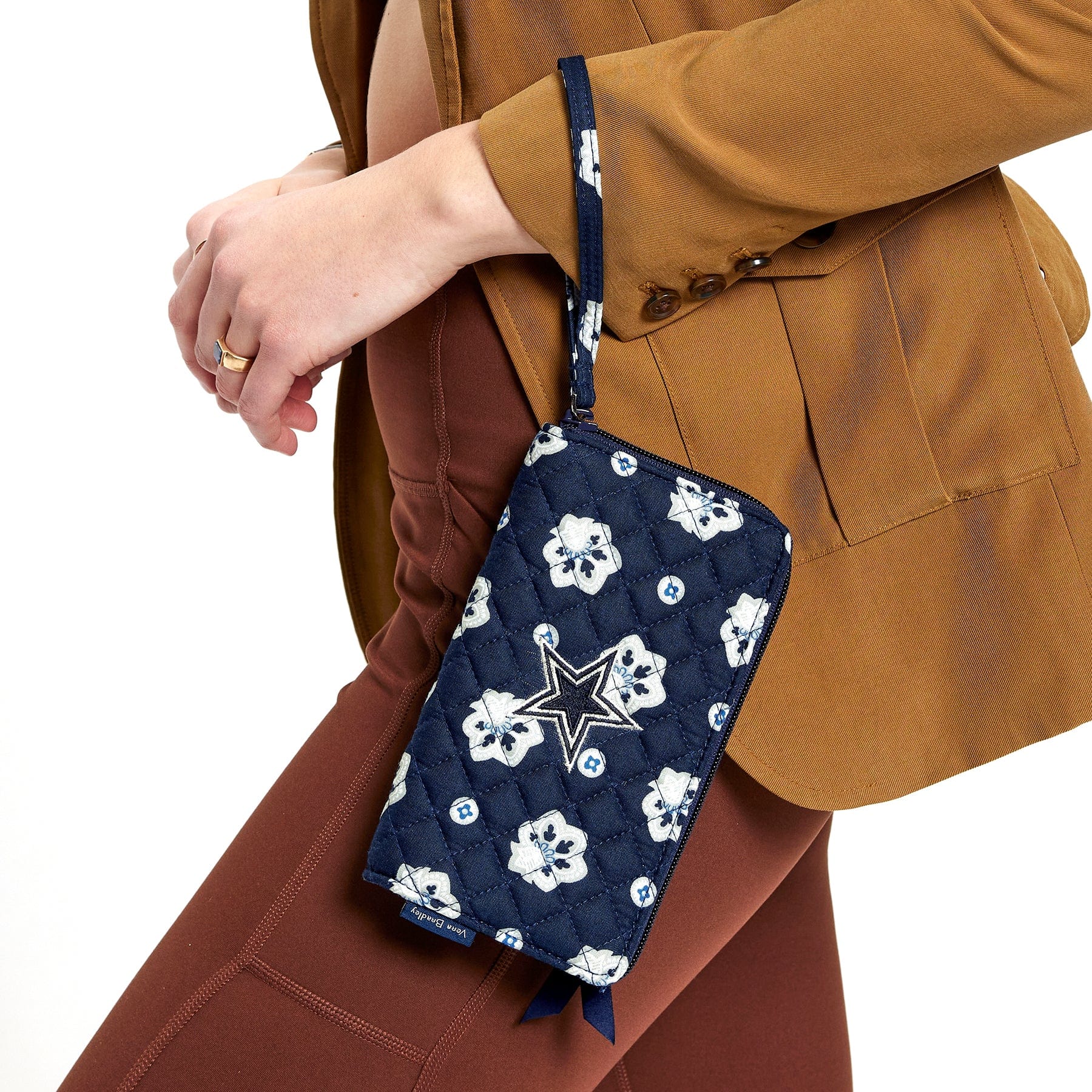 Dallas Cowboys NFL RFID Front Zip Wristlet | Vera Bradley