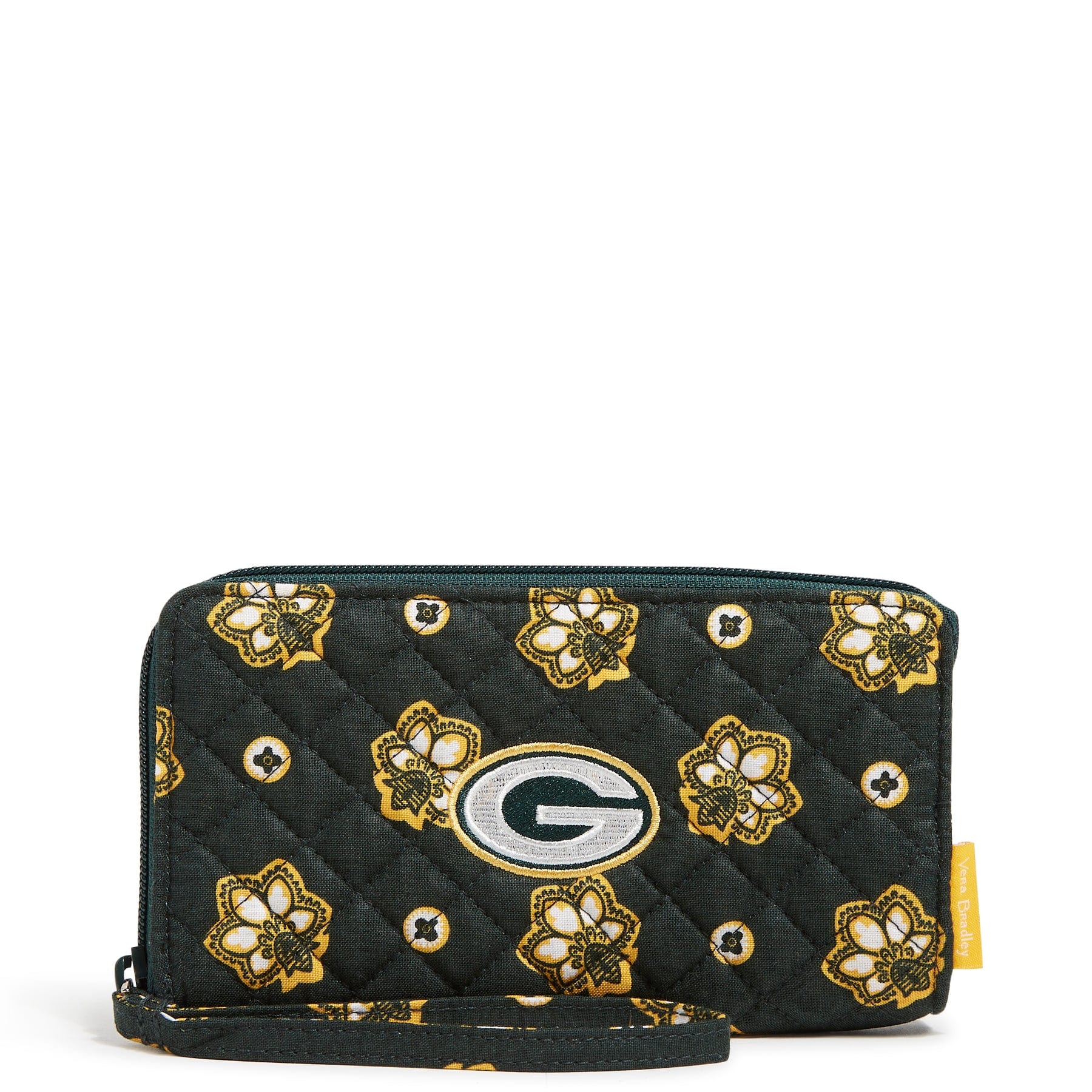 Green Bay Packers NFL RFID Front Zip Wristlet | Vera Bradley