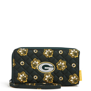 NFL RFID Front Zip Wristlet - Green Bay Packers Bandana - Swatch Image