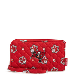 NFL RFID Front Zip Wristlet - Tampa Bay Buccaneers Bandana - Swatch Image