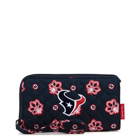 NFL RFID Front Zip Wristlet-Houston Texans Bandana-Image 1-Vera Bradley