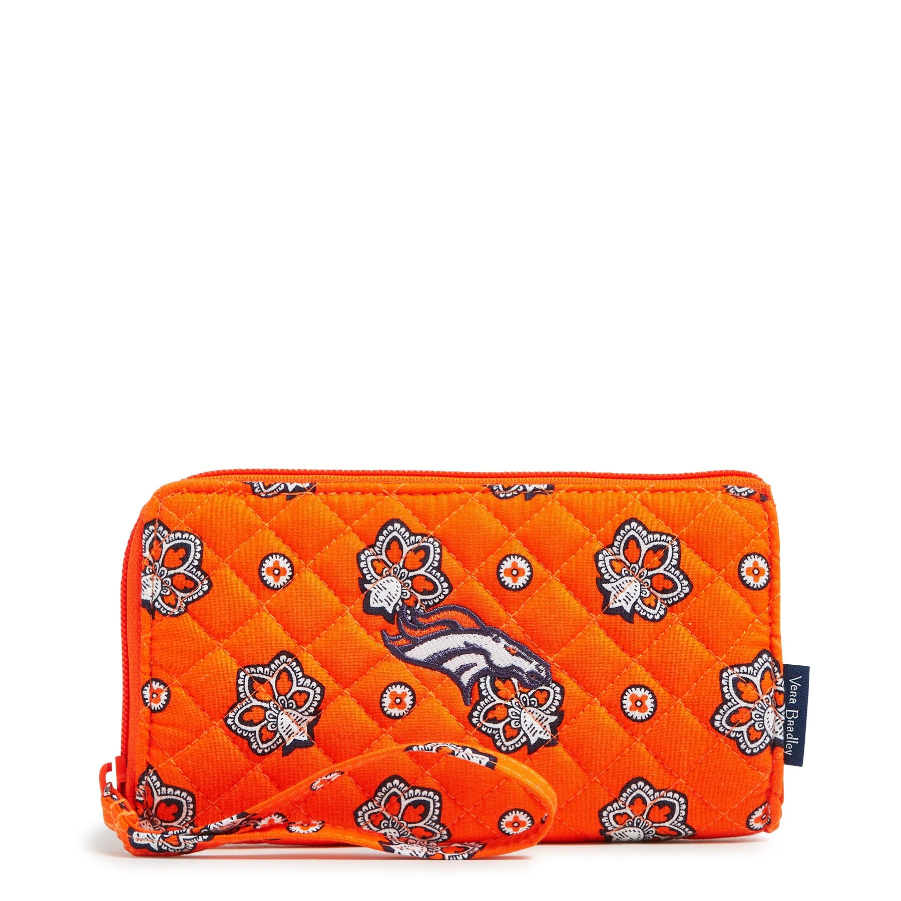 Denver Broncos NFL RFID Front Zip Wristlet | Vera Bradley