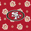NFL RFID Front Zip Wristlet-San Francisco 49ers Bandana-Image 3-Vera Bradley