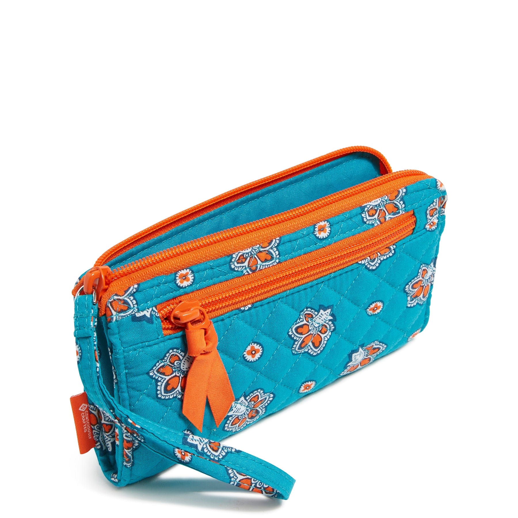 Miami Dolphins NFL RFID Front Zip Wristlet | Vera Bradley