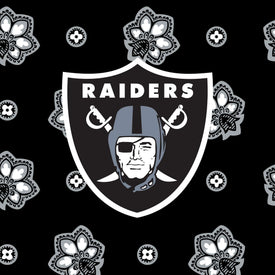 NFL RFID Front Zip Wristlet-Las Vegas Raiders Bandana-Image 3-Vera Bradley