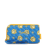 NFL RFID Front Zip Wristlet - Los Angeles Chargers Bandana - Swatch Image