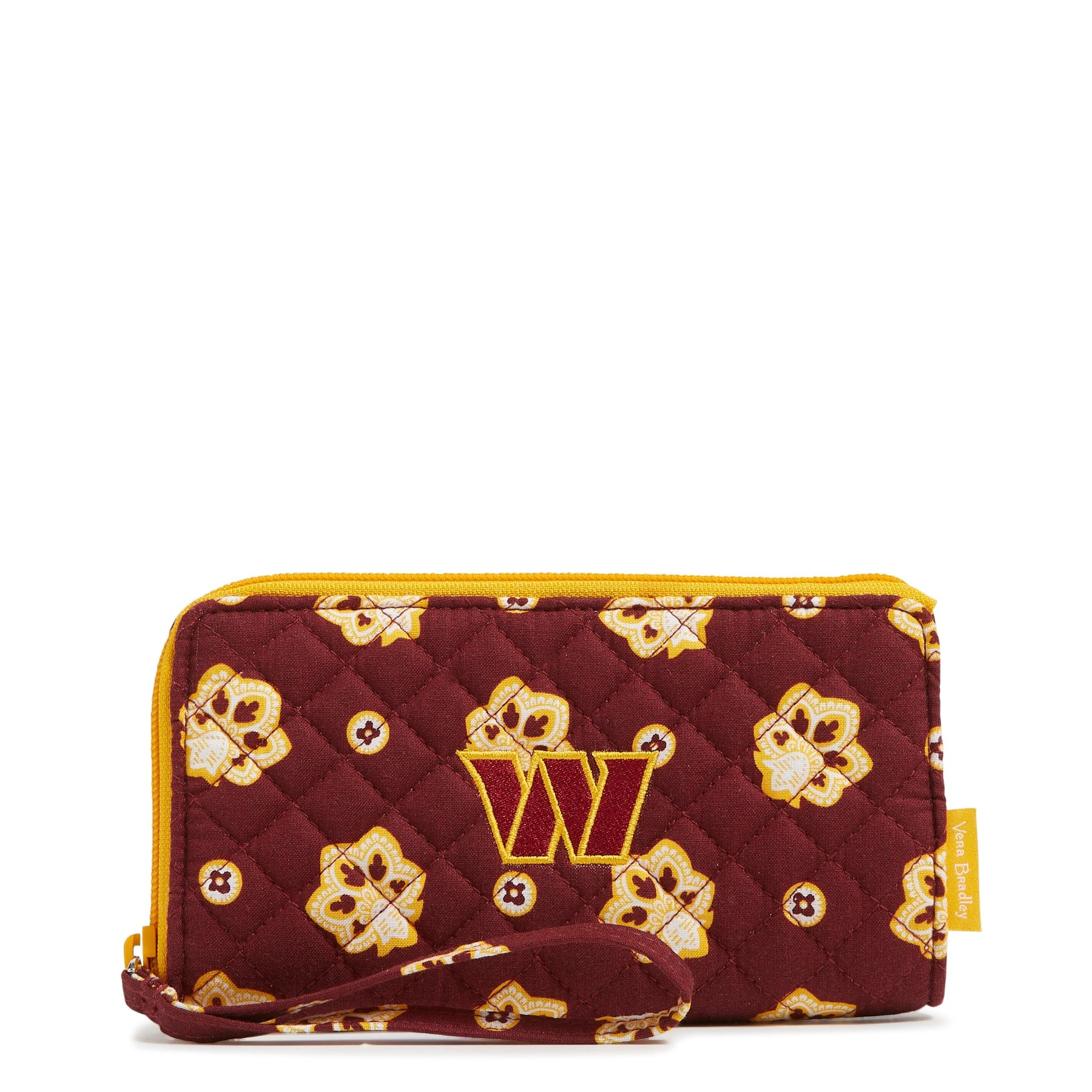 Washington Commanders NFL RFID Front Zip Wristlet | Vera Bradley