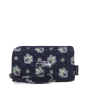 NFL RFID Front Zip Wristlet - Seattle Seahawks Bandana - Swatch Image