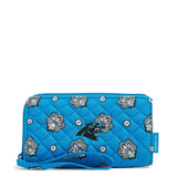 NFL RFID Front Zip Wristlet - Carolina Panthers Bandana - Swatch Image