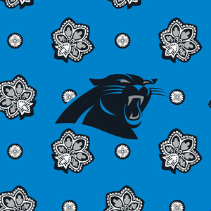 NFL RFID Front Zip Wristlet-Carolina Panthers Bandana-Image 3-Vera Bradley