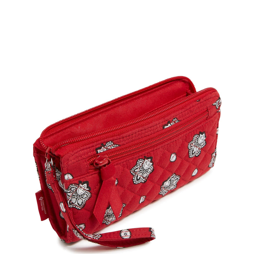 NFL RFID Front Zip Wristlet-Atlanta Falcons Bandana-Image 2-Vera Bradley
