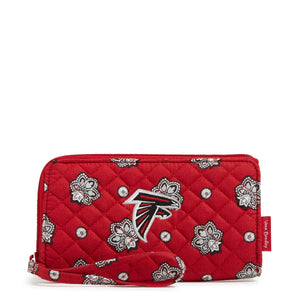 NFL RFID Front Zip Wristlet - Atlanta Falcons Bandana - Swatch Image