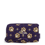 NFL RFID Front Zip Wristlet - Baltimore Ravens Bandana - Swatch Image