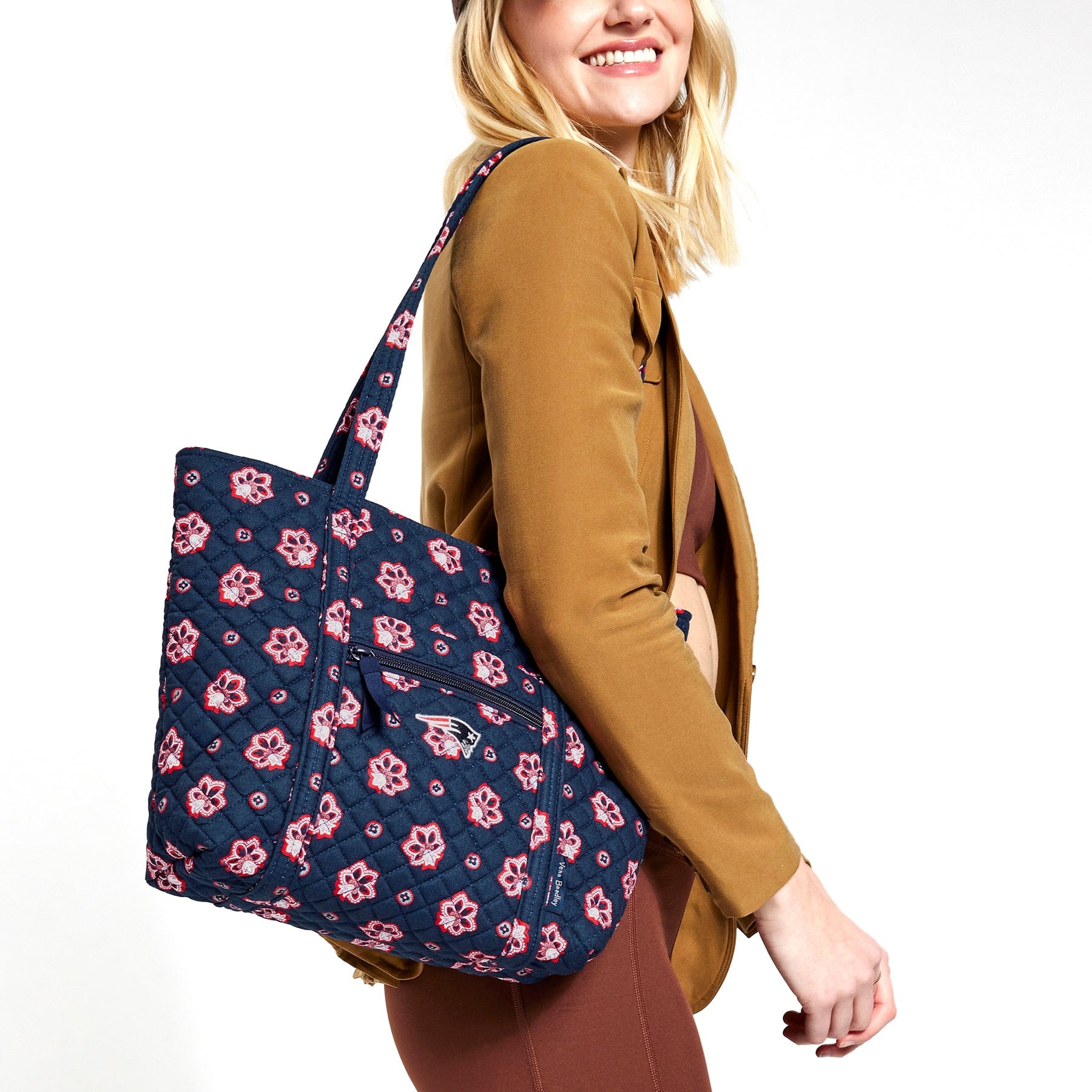 New England Patriots NFL Small Vera Tote Bag | Vera Bradley