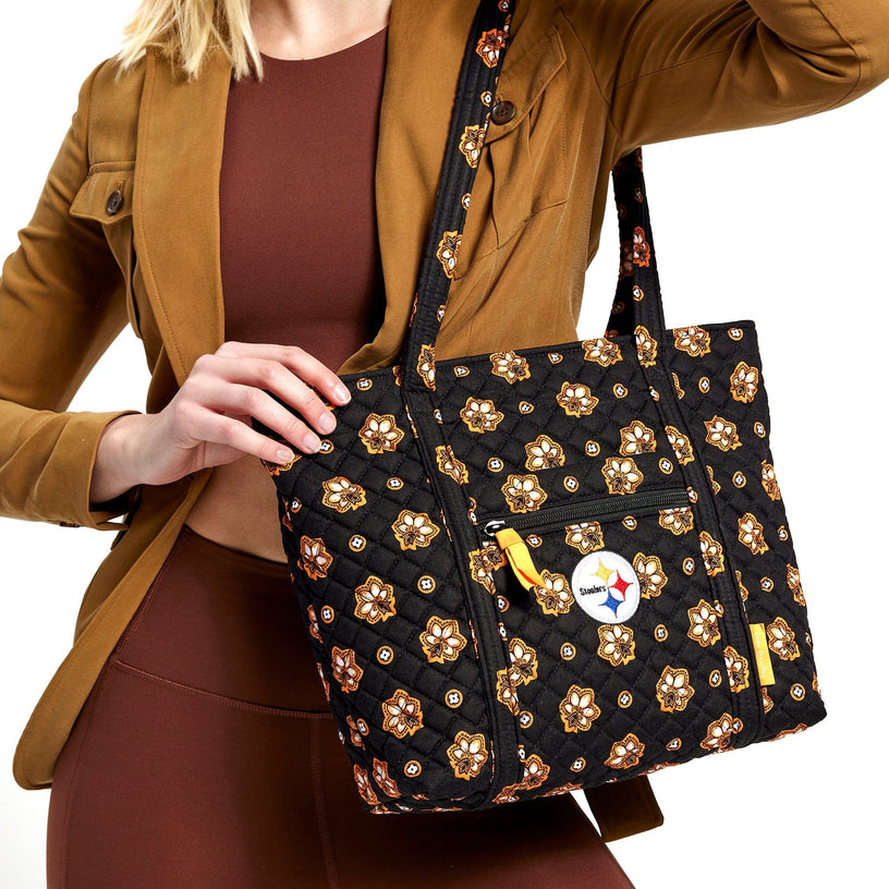 NFL Small Vera Tote Bag-Pittsburgh Steelers Bandana-Image 1-Vera Bradley