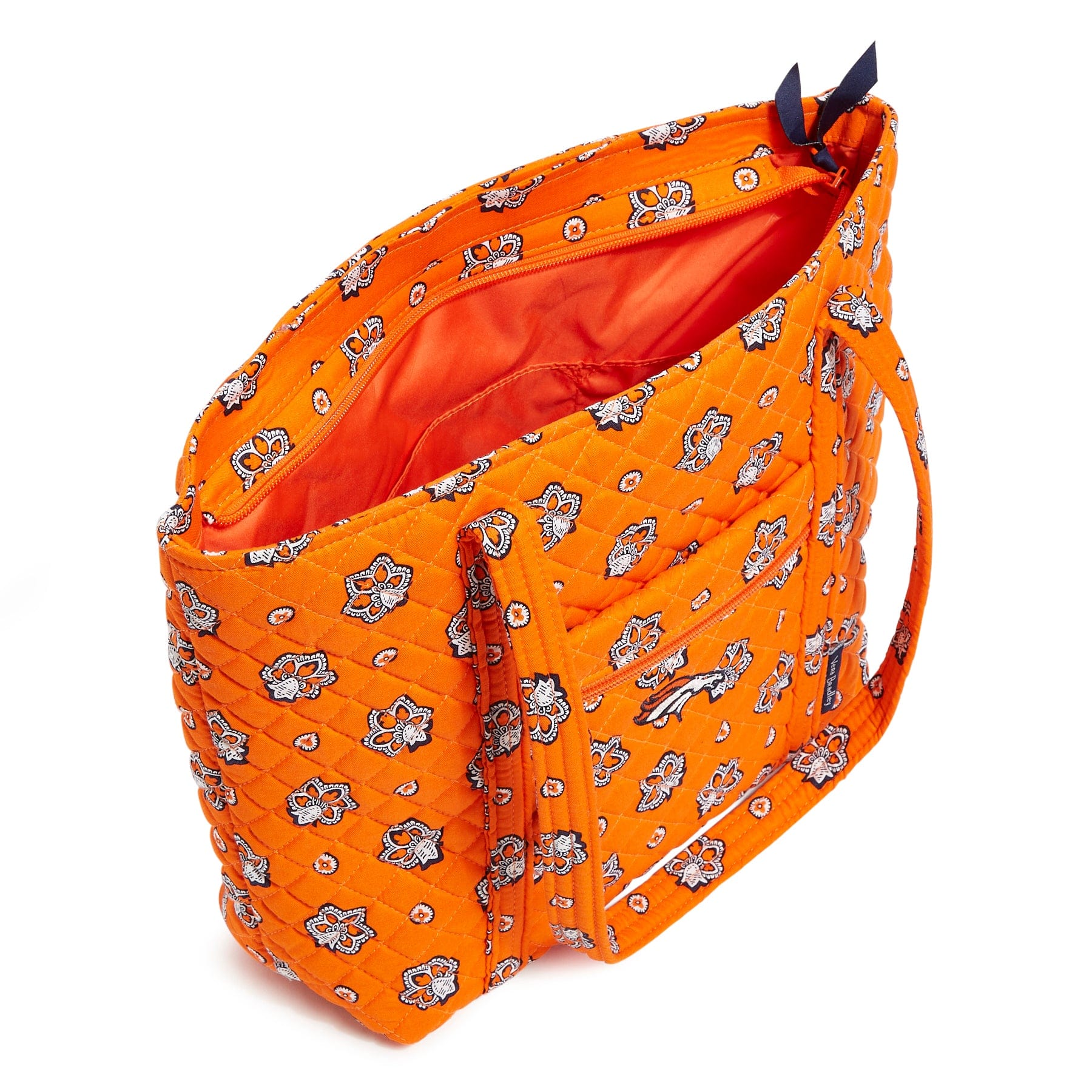 NFL Small Vera Tote Bag-Denver Broncos Bandana-Image 4-Vera Bradley