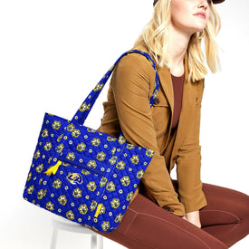 NFL Small Vera Tote Bag-Los Angeles Rams Bandana-Image 1-Vera Bradley