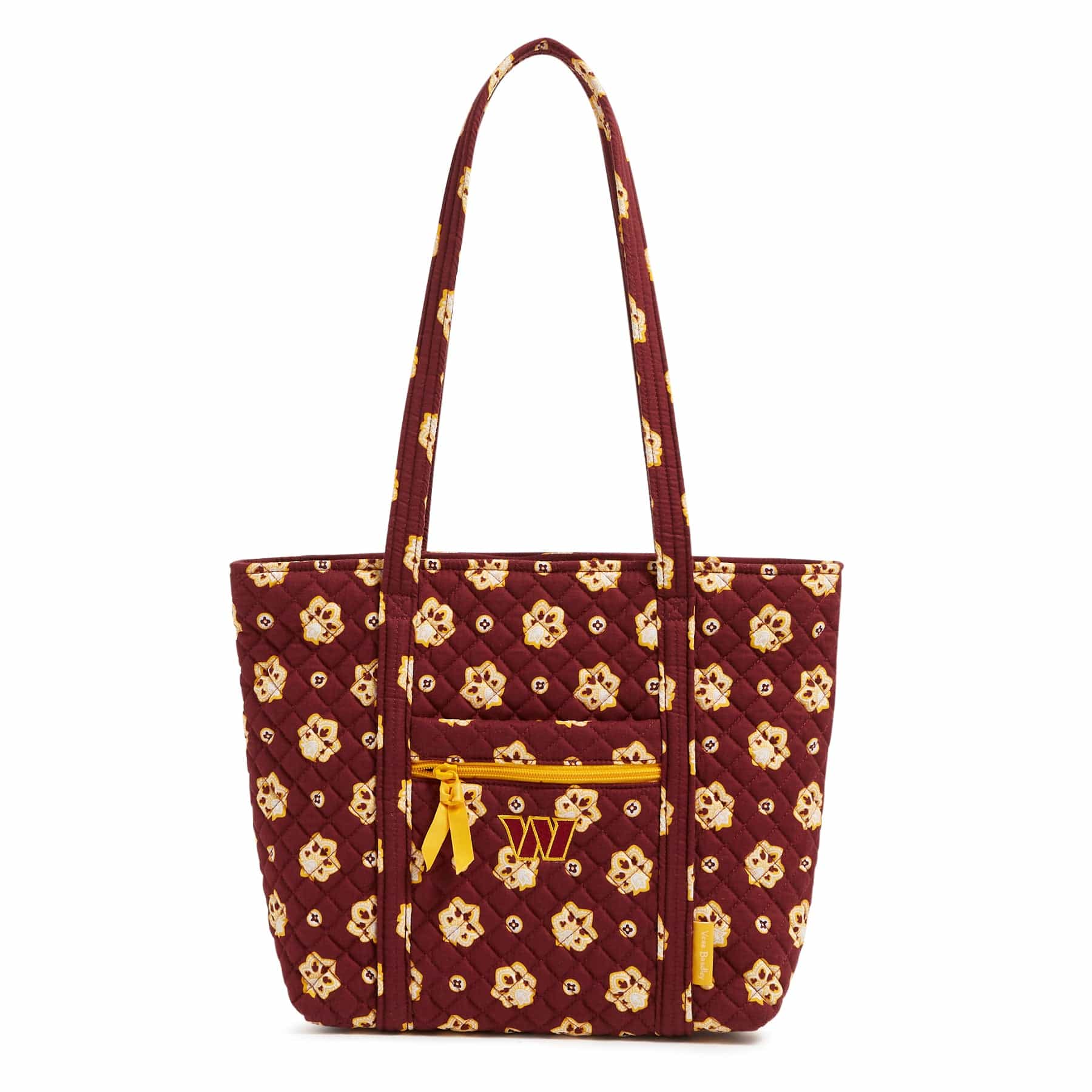 NFL Small Vera Tote Bag-Washington Commanders Bandana-Image 1-Vera Bradley