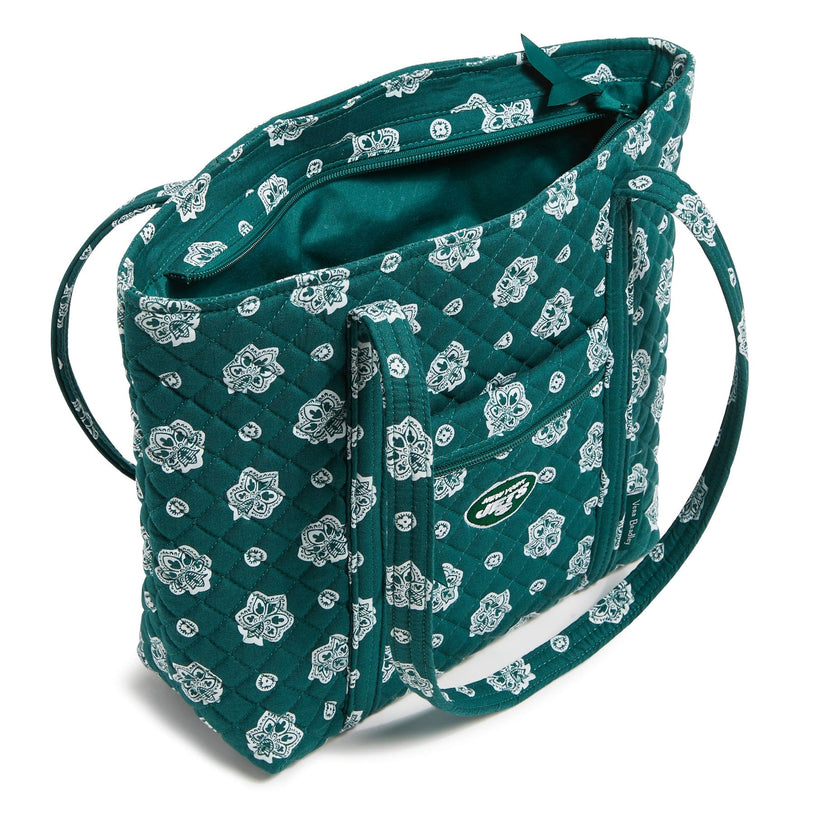 NFL Small Vera Tote Bag-New York Jets Bandana-Image 2-Vera Bradley