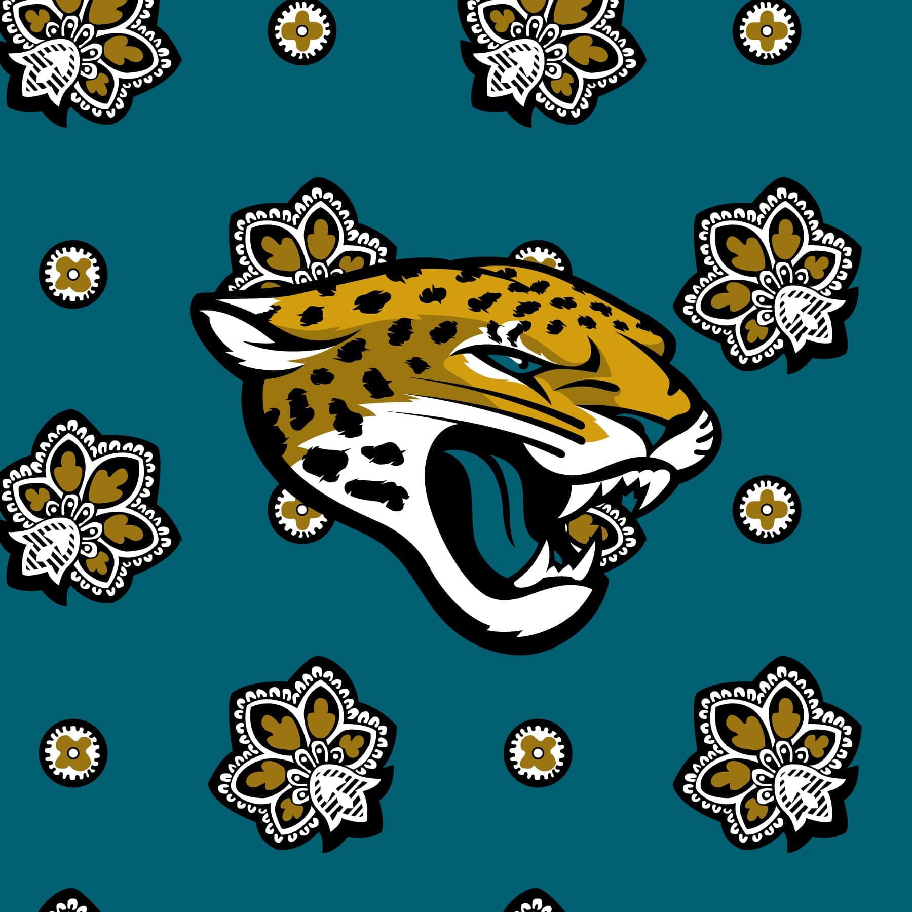 NFL Small Vera Tote Bag-Jacksonville Jaguars Bandana-Image 3-Vera Bradley