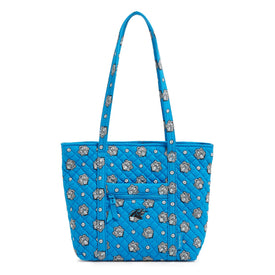 NFL Small Vera Tote Bag-Carolina Panthers Bandana-Image 1-Vera Bradley