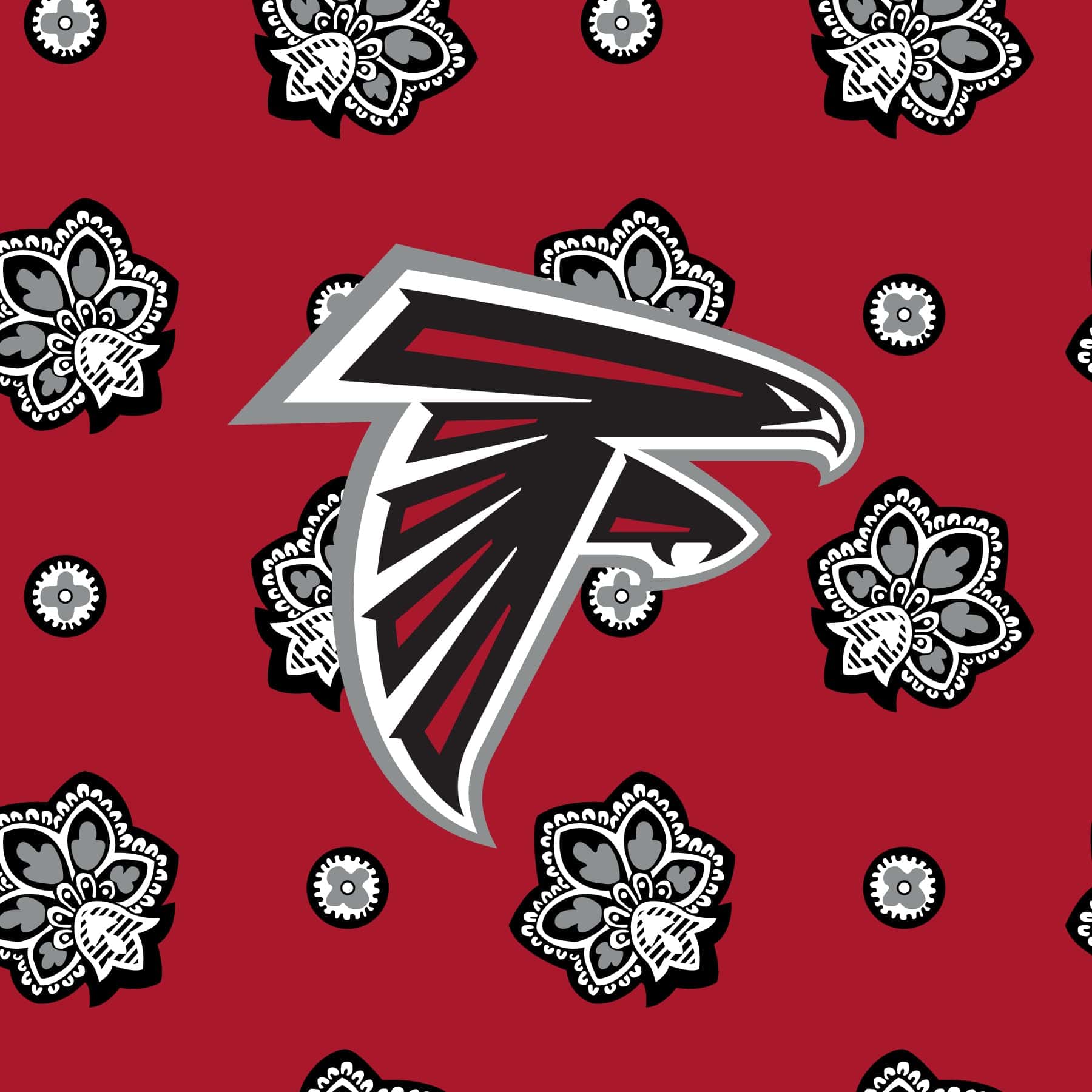 NFL Small Vera Tote Bag-Atlanta Falcons Bandana-Image 3-Vera Bradley