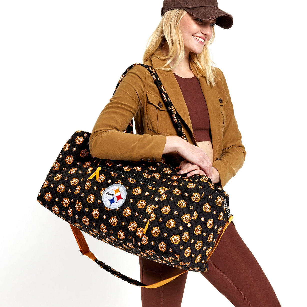 Pittsburgh Steelers NFL Large Travel Duffel Bag | Vera Bradley